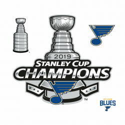 St. Louis Blues: 2019 Stanley Cup Champions Logo - Giant NHL Removable Wall  Decal