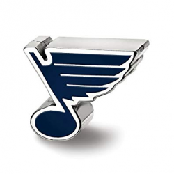 Amazon.com: Solid 925 Sterling Silver NHL St. Louis Blues ...