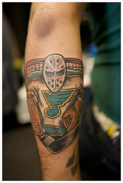 St. Louis Blues tattoo. Source: reddit.com | Blue tattoo ...