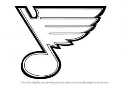 Learn How to Draw St. Louis Blues Logo (NHL) Step by Step ...