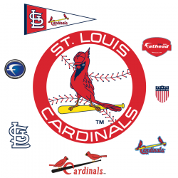 St. Louis Cardinals: Classic Logo - Giant Officially Licensed MLB Removable  Wall Decal