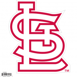 St Louis Cardinals MLB Baseball 8-in Logo Magnet