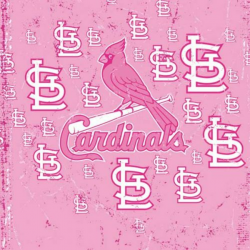 St. Louis Cardinals - Pink Primary Logo Blast Dell Latitude Skin