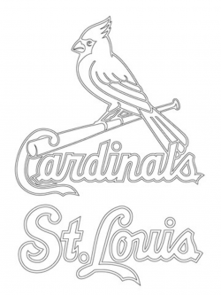 St. Louis Cardinals Logo coloring page | Free Printable ...