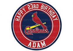 EdibleInkArt St. Louis Cardinals Edible Cake Topper ...