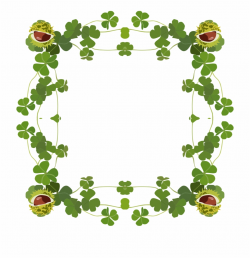 This Free Icons Png Design Of Clover Frame - St Patricks Day Border ...