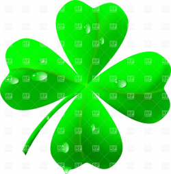 4 Leaf Clover St Patricks Day Clipart
