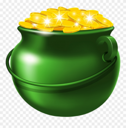 View Full Size - St Patricks Day Pot Of Gold Clipart (#55958 ...