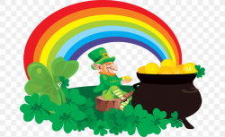 Saint Patricks Day Leprechaun Rainbow St. Patricks Day ...