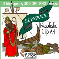 {RELIGIOUS CLIP ART} {ST PATRICK CLIPART} {REALISTIC CLIP ART}
