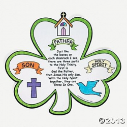 christian st patrick\'s day crafts | Holy trinity | Color Your Own ...