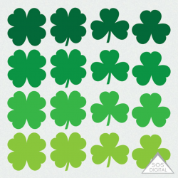 Pin by SOS Party Printables on Clip Art | Shamrock clipart ...