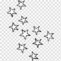 Collage, white stars illustration transparent background PNG ...