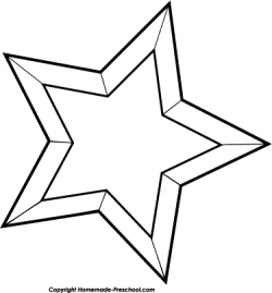 Star black and white star black and white clipart - WikiClipArt