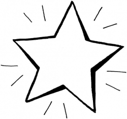 Star Template | Bright Star coloring page | Star coloring ...