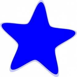 Blue Star Clip Art at Clker.com - vector clip art online, royalty ...