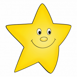 Flying Yellow Cartoon Star Drawing - Smiley Star Clipart Free PNG ...