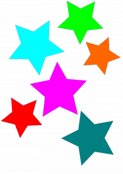 Colorful Stars Clipart | Free download best Colorful Stars Clipart ...