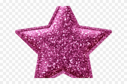 Sparkles Clipart Little Star - Pink Glitter Star Clipart, HD Png ...