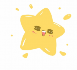Kawaii Star Transparent Freetoedit Cute Sticker Transparent - Kawaii ...