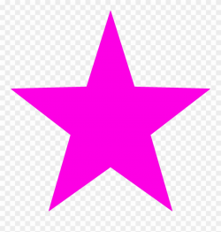 Pink Star Template - Colored Star Clipart (#104304) - PinClipart