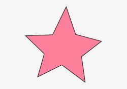 Stars Clipart On Transparent Background - Pink Star Clip Art - Free ...