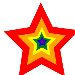 HD Rainbow Star Clip Art Pictures » Free Vector Art, Images ...