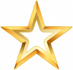 Gold star transparent clip art image - Clipartix