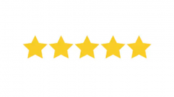 Rating five stars. motion graphics on transparent background. animated  footage.
