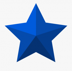 Star Clipart Red White Blue - Transparent Background Blue ...