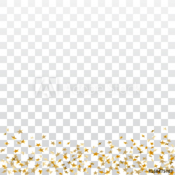 Gold stars confetti celebration isolated on white ...