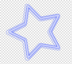 Luces de neon, purple star illustration transparent ...