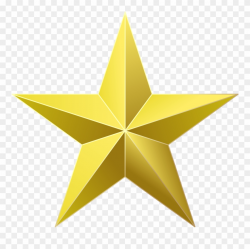 Clip Art Gold Star Award Image - Transparent Gold Star - Png ...