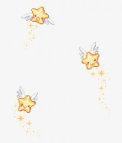 Freetoedit Cute Kawaii Pixel Pastel Star - Pastel Yellow ...