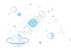 Pixel Galaxy, Galaxy Clipart, Pixel Effect, Star PNG ...