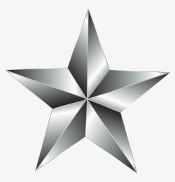 Medium Image - Silver Star Png - Free Transparent PNG ...