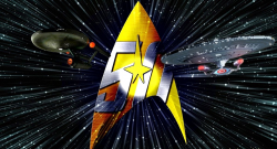Star Trek 50th anniversary logo | Star trek, Star trek 50th ...