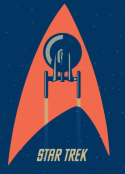 Star Trek Minimalistic Poster Print | metal posters - Displate