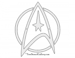 Star Trek - Command Insignia Stencil | Free Stencil Gallery