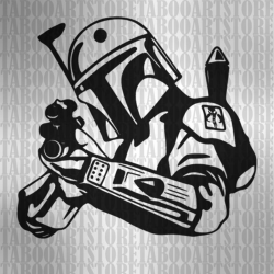 Star wars clipart, Boba Fett svg ,star wars svg, Boba Fett ...