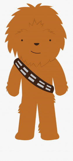 Cute Chewbacca Clipart - Star Wars Cute Png , Transparent ...