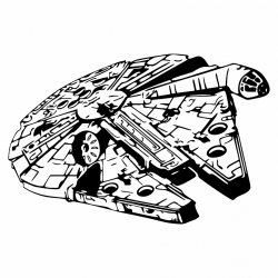 Star Wars Millennium Falcon Spacecraft D #737230 - PNG ...