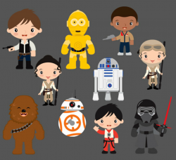 STAR WARS Clipart Printable Instant download PNG by ...