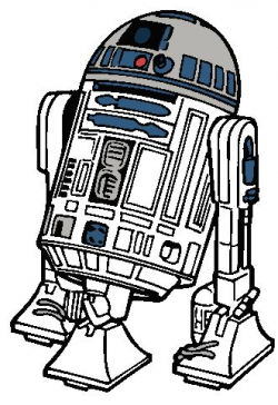 R2D2 Clipart - Star Wars | Star wars drawings, Star wars ...