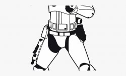 Star Wars Clipart Stormtrooper - Black And White ...