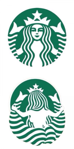 Behind the Starbucks logo - Cookie