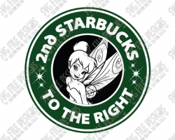 Tinkerbell Starbucks Logo Cut File Set in SVG, EPS, DXF, JPEG, and PNG