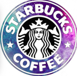 Starbucks logo|galaxy uploaded by Hailey McClelland