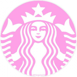 Pink starbucks Logos