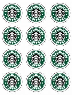 Printable Mini Starbucks Logos | Starbucks birthday ...